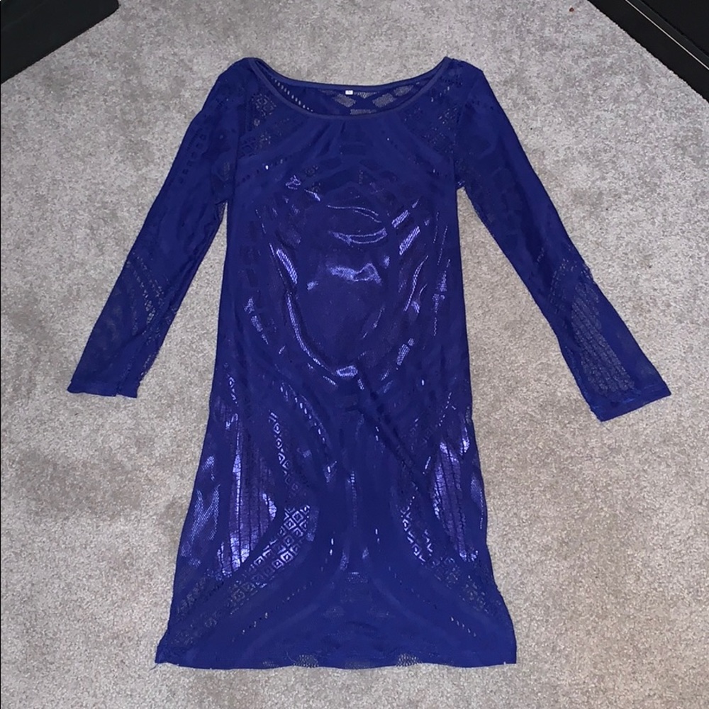Blue dress